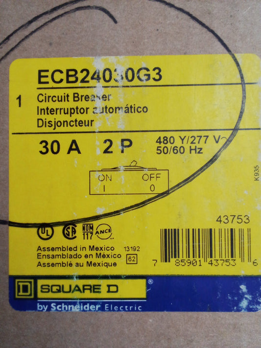 Square D ECB24030G3 Circuit Breaker