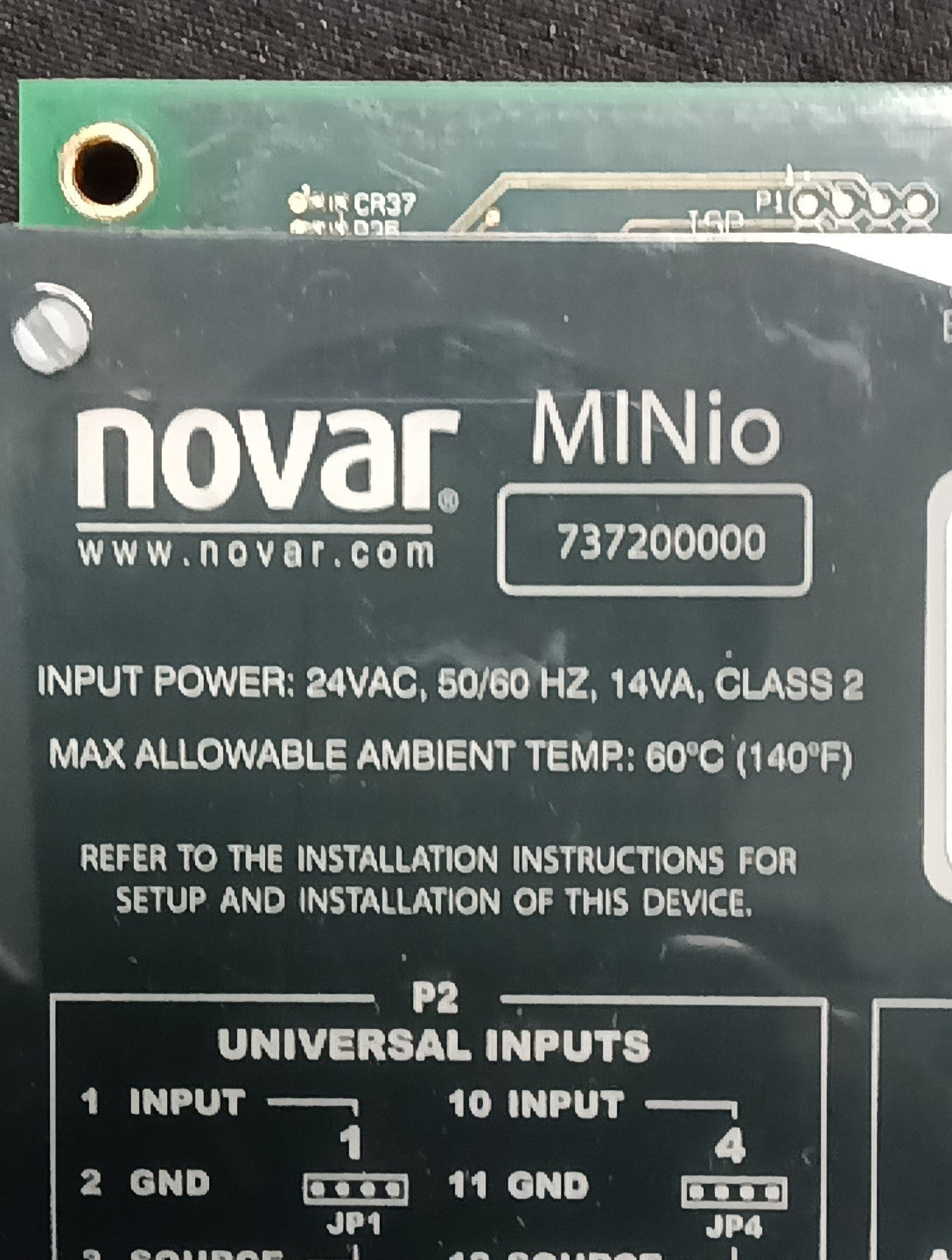 NEW Novar 737200000 MINIO Input & Output Module 3800-1338-7089