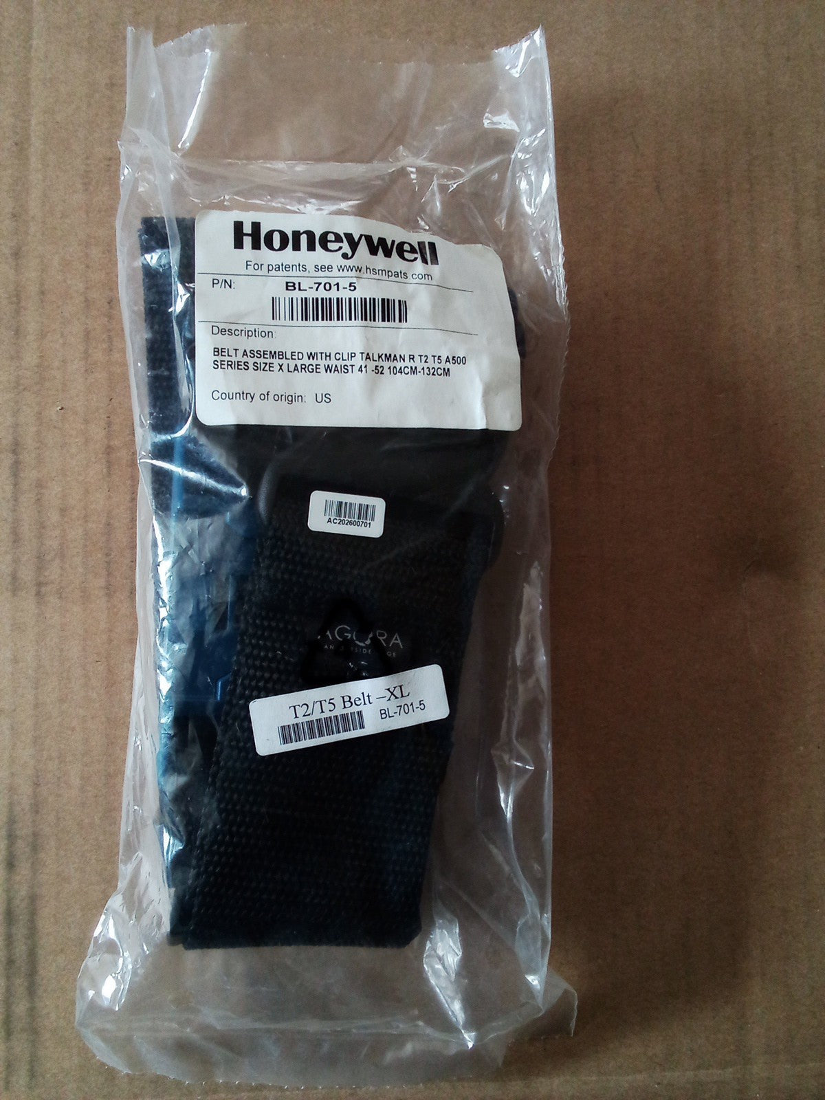 Honeywell Talkman Belt BL-701-5